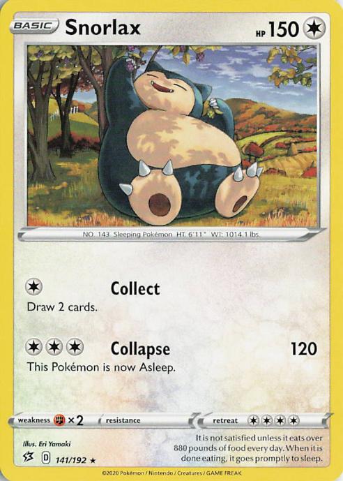 Snorlax - Rebel Clash 141/192 (Holo)
