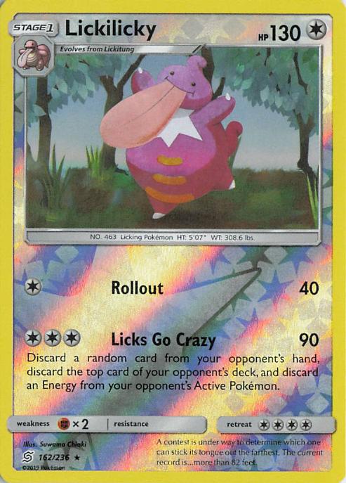 Lickilicky - Unified Minds 162/236 (Reverse Holo)