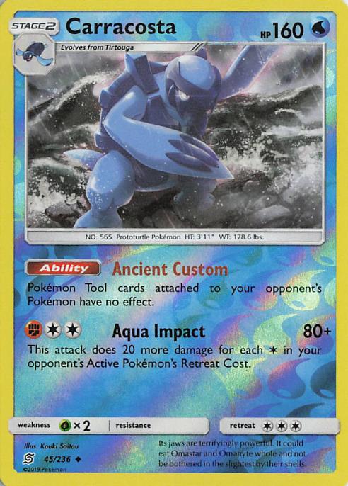 Carracosta - Unified Minds 045/236 (Reverse Holo)