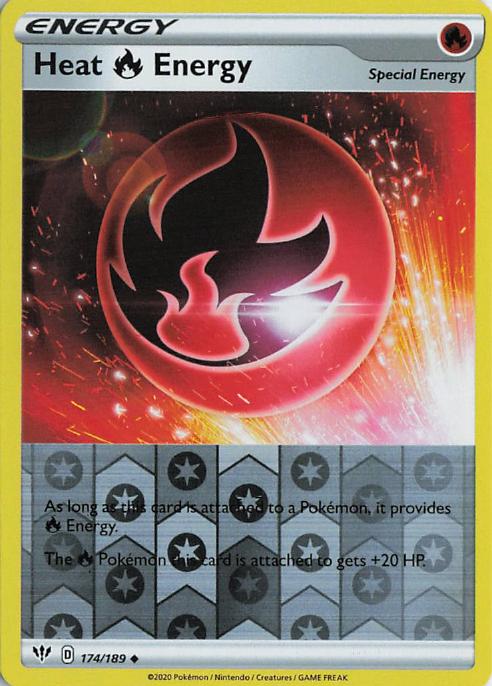 Heat Fire Energy - Darkness Ablaze 174/189 (Reverse Holo)