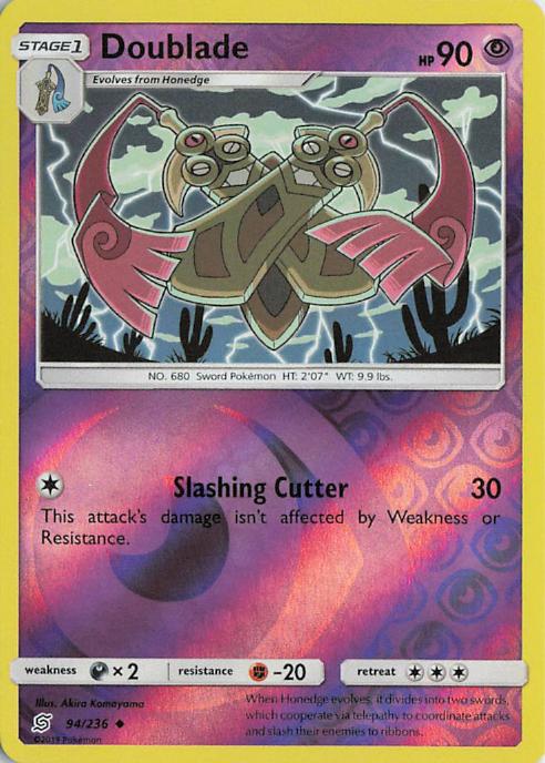 Doublade - Unified Minds 094/236 (Reverse Holo)