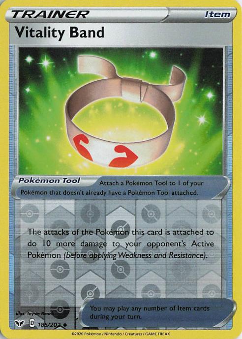 Vitality Band - Sword & Shield 185/202 (Reverse Holo)