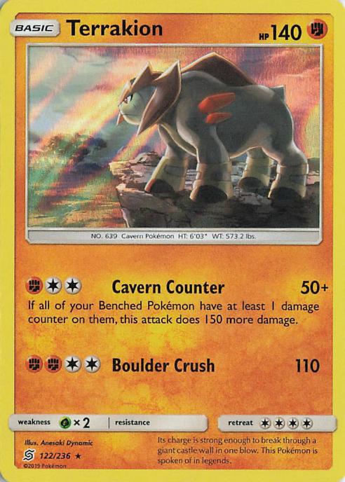 Terrakion - Unified Minds 122/236 (Holo)