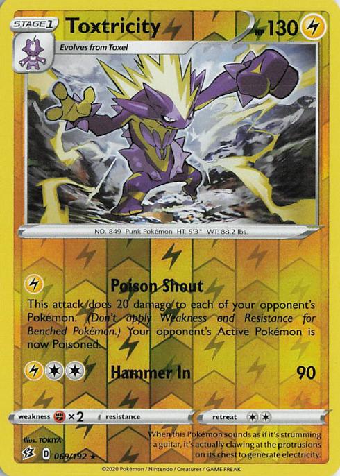 Toxtricity - Rebel Clash 069/192 (Holo)