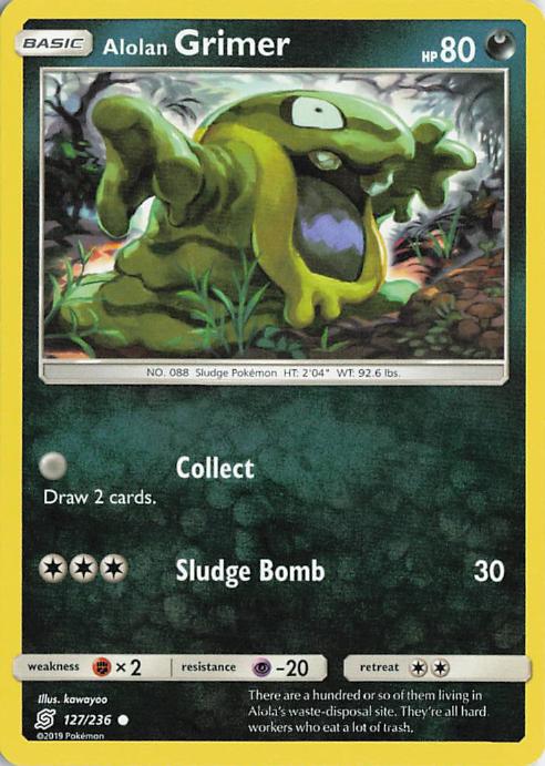 Alolan Grimer - Unified Minds 127/236 (Reverse Holo)