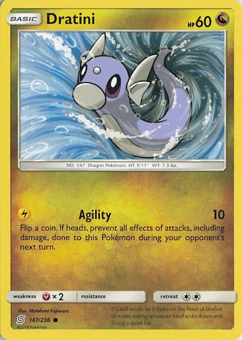 Dratini - Unified Minds 147/236 (Reverse Holo)