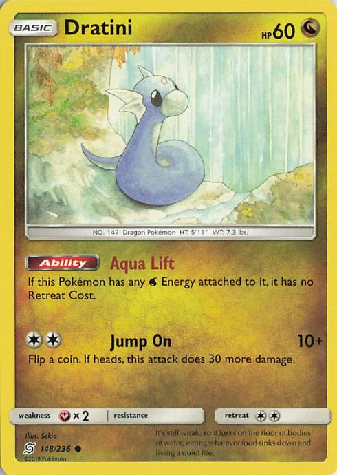 Dratini - Unified Minds 148/236 (Reverse Holo)