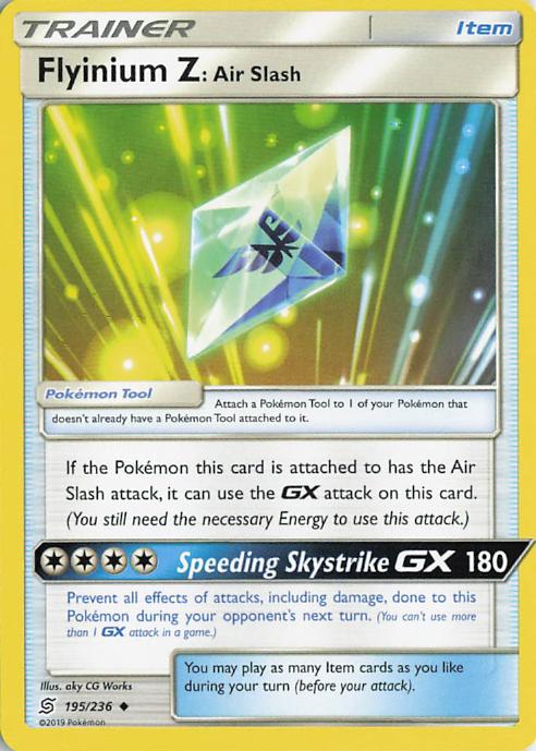 Flyinium Z: Air Slash - Unified Minds 195/236