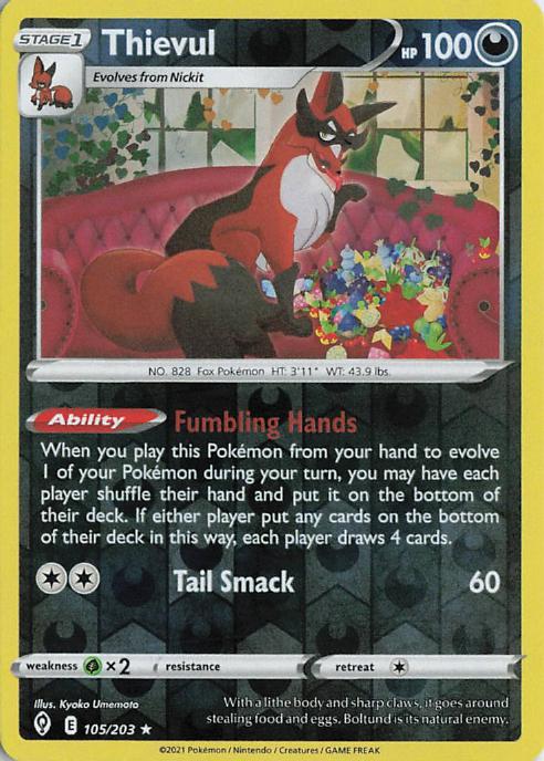 Thievul - Evolving Skies 105/203 (Reverse Holo)