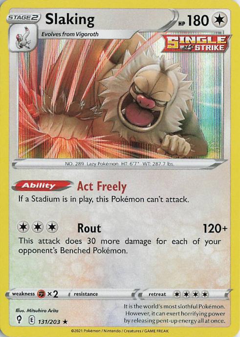 Slaking - Evolving Skies 131/203 (Holo)