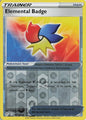 Elemental Badge - Evolving Skies 147/203 (Reverse Holo)