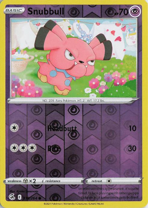 Snubbull - Fusion Strike 118/264 (Reverse Holo)