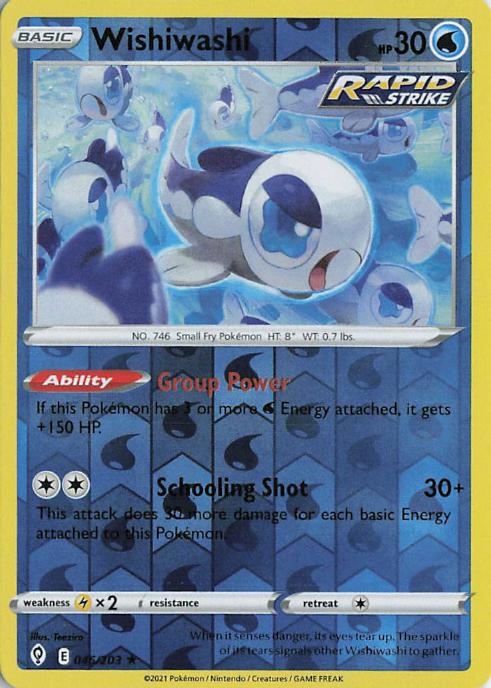 Wishiwashi - Evolving Skies 045/203 (Reverse Holo)