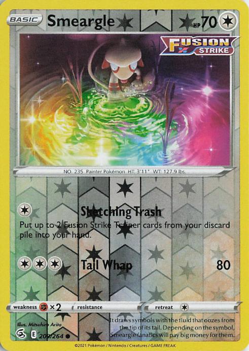 Smeargle - Fusion Strike 209/264 (Reverse Holo)