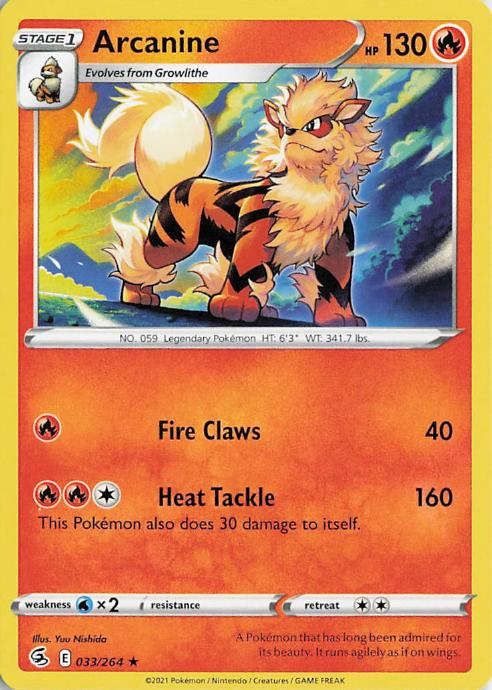Arcanine - Fusion Strike 033/264