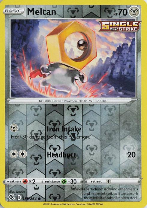 Meltan - Fusion Strike 189/264 (Reverse Holo)