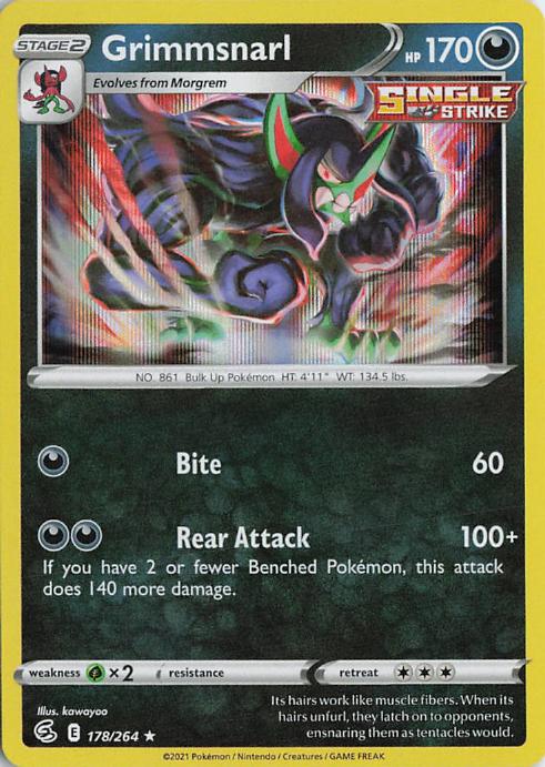 Grimmsnarl - Fusion Strike 178/264 (Holo)