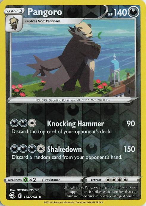 Pangoro - Fusion Strike 174/264 (Reverse Holo)