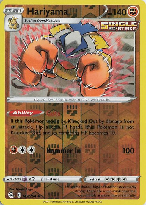 Hariyama - Fusion Strike 143/264 (Reverse Holo)