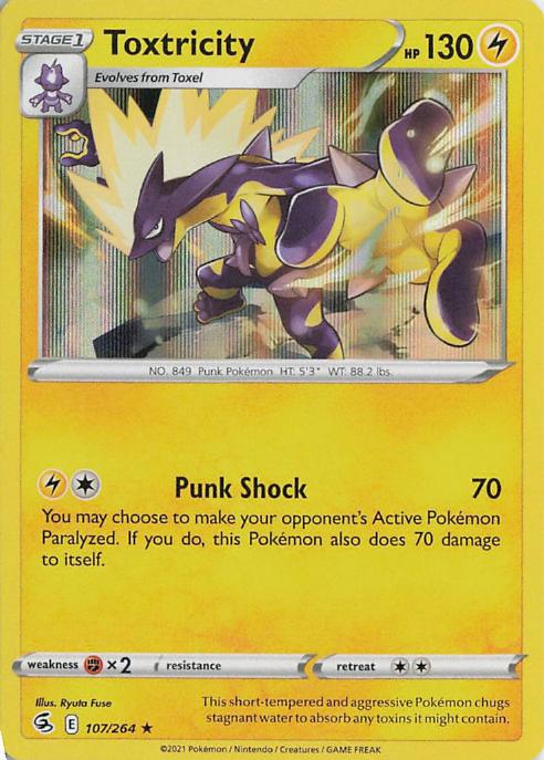 Toxtricity - Fusion Strike 107/264 (Holo)