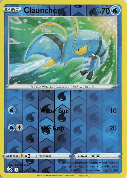 Clauncher - Fusion Strike 074/264 (Reverse Holo)