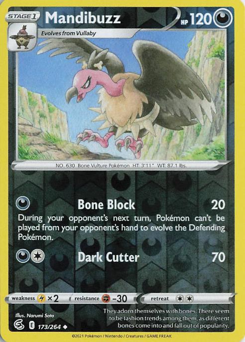 Mandibuzz - Fusion Strike 173/264 (Reverse Holo)