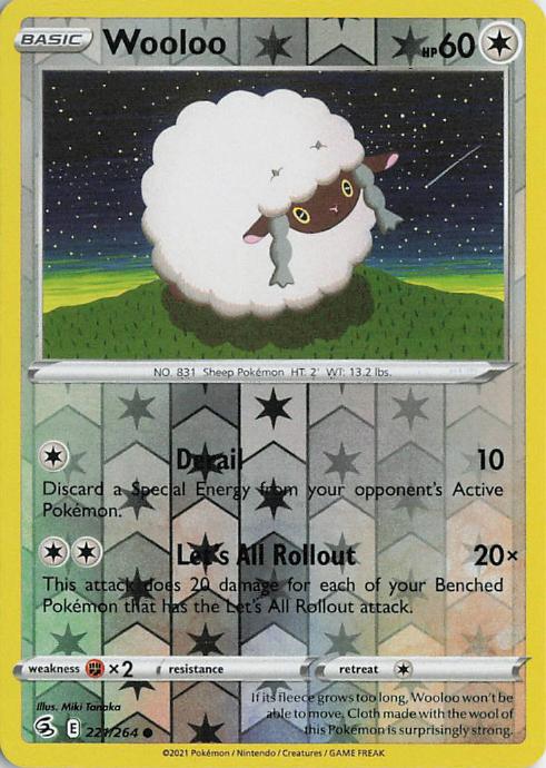Wooloo - Fusion Strike 221/264 (Reverse Holo)