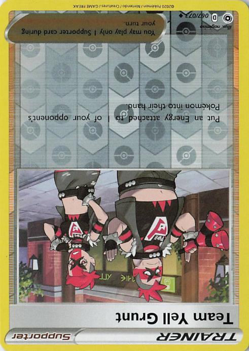 Team Yell Grunt - Champion's Path 067/073 (Reverse Holo)