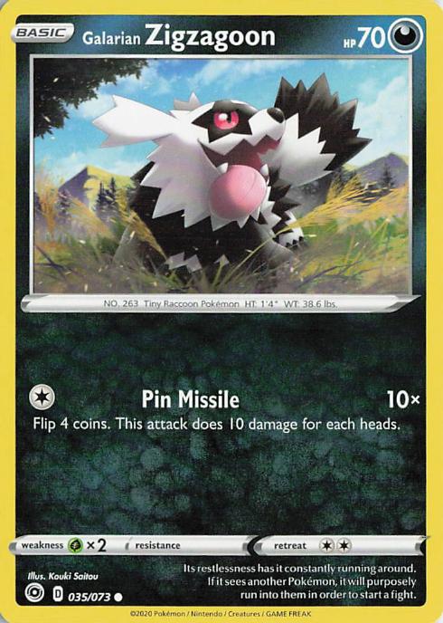 Galarian Zigzagoon - Champion's Path 035/073