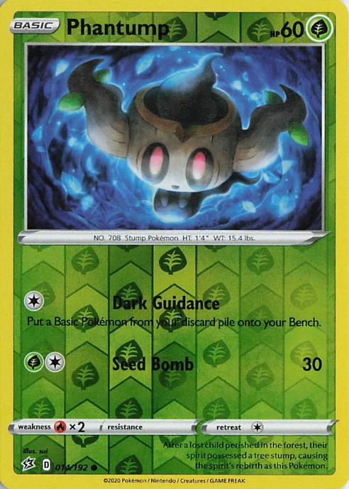 Phantump - Rebel Clash 014/192 (Reverse Holo)