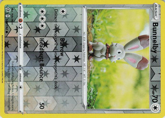 Bunnelby - Rebel Clash 146/192 (Reverse Holo)