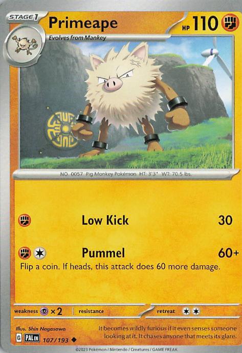 Primeape - Paldea Evolved 107/193