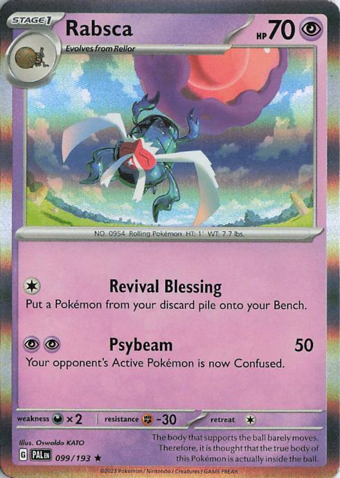 Rabsca - Paldea Evolved 099/193 (Reverse Holo)