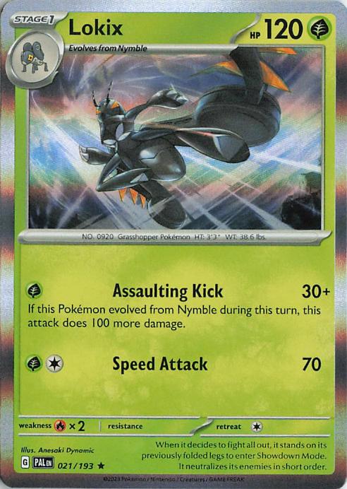 Lokix - Paldea Evolved 021/193 (Reverse Holo)