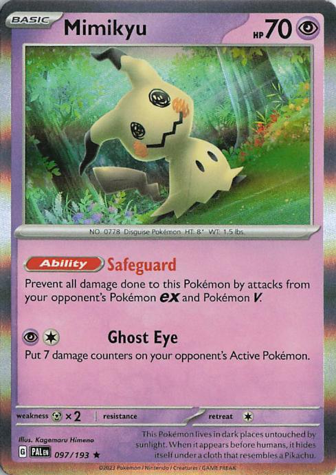 Mimikyu - Paldea Evolved 097/193 (Reverse Holo)