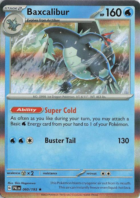 Baxcalibur - Paldea Evolved 060/193 (Reverse Holo)