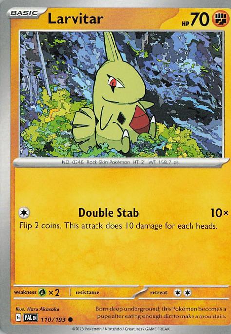 Larvitar - Paldea Evolved 110/193