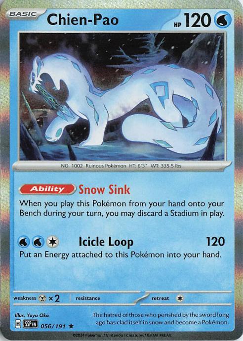 Chien-Pao - Surging Sparks 056/191 (Reverse Holo)