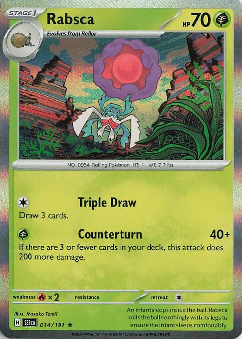 Rabsca - Surging Sparks 014/191 (Reverse Holo)