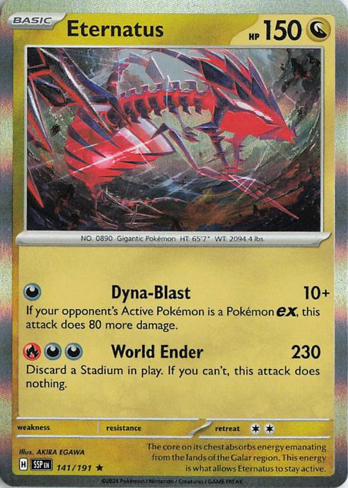 Eternatus - Surging Sparks 141/191 (Holo)
