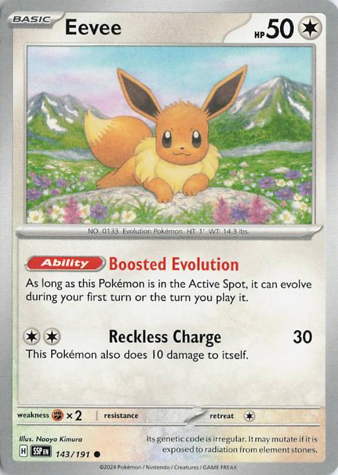 Eevee - Surging Sparks 143/191 (Reverse Holo)