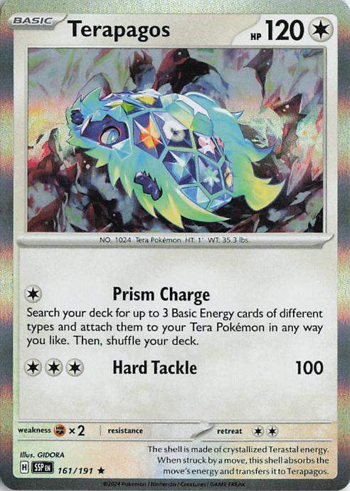 Terapagos - Surging Sparks 161/191 (Holo)