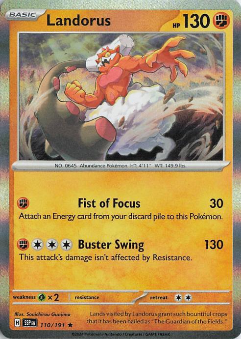 Landorus - Surging Sparks 110/191 (Holo)