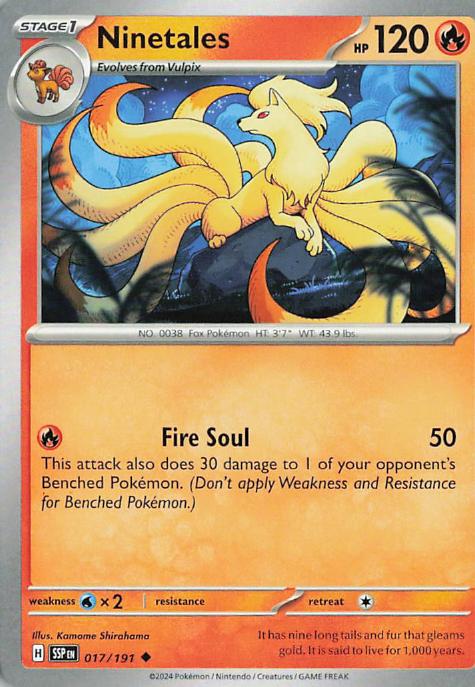 Ninetales - Surging Sparks 017/191