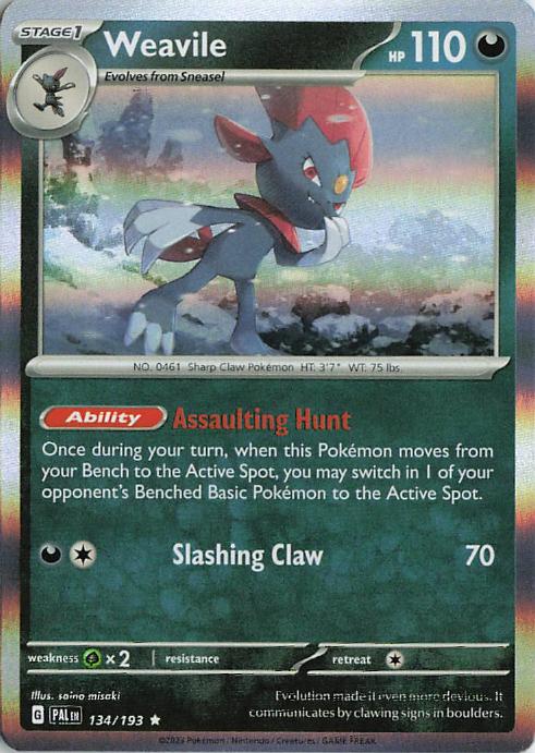 Weavile - Paldea Evolved 134/193 (Holo)