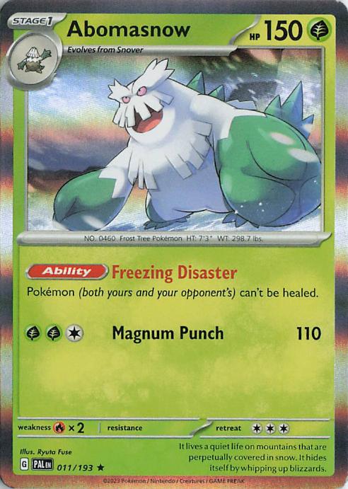 Abomasnow - Paldea Evolved 011/193 (Holo)