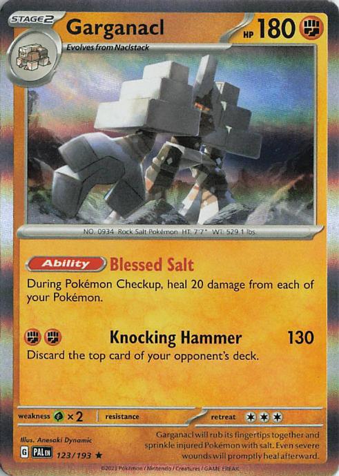 Garganacl - Paldea Evolved 123/193 (Holo)