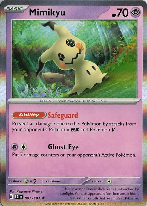 Mimikyu - Paldea Evolved 097/193 (Holo)
