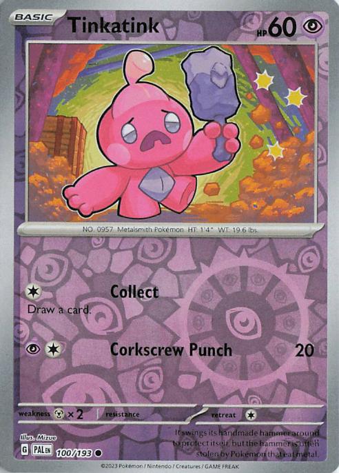 Tinkatink - Paldea Evolved 100/193 (Reverse Holo)