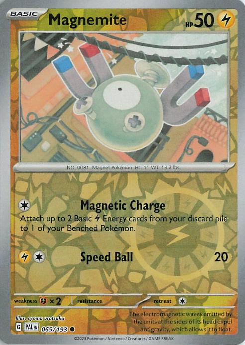 Magnemite - Paldea Evolved 065/193 (Reverse Holo)